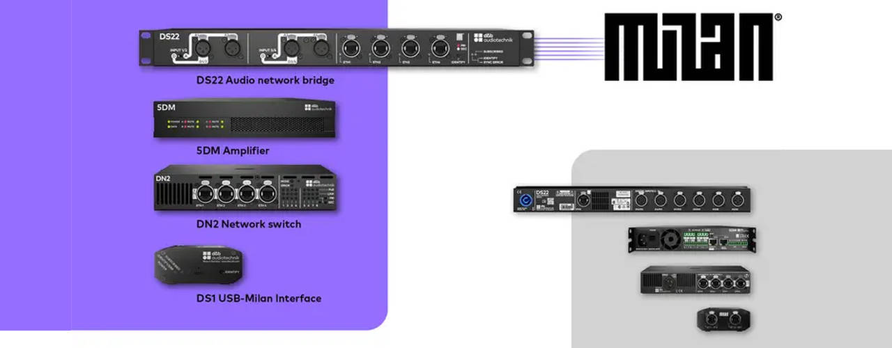 d&b audiotechnik breidt Milan-AVB-portfolio uit